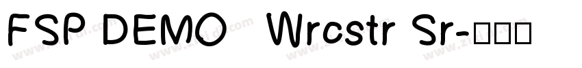 FSP DEMO   Wrcstr Sr字体转换